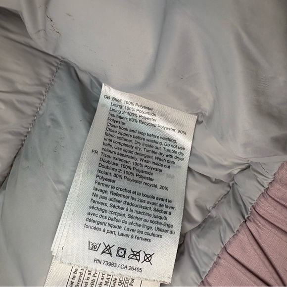 Helly Hansen Girls 4T K Vision Puffy Jacket Light Purple Puffer Insulated Coat - Picture 5 of 8